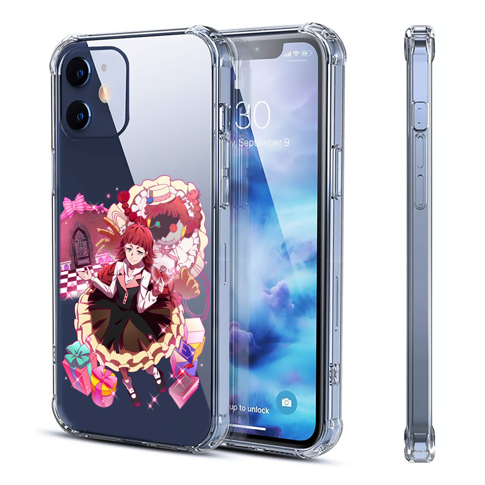（画像用） 文豪ストレイドッグス Bungo Stray Dogs 【iPhone 12シリーズ対応】透明スマホケース（クリアソフトケース）